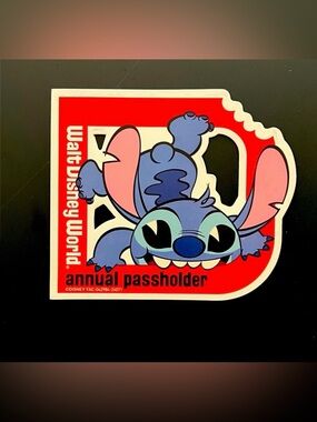 Walt Disney World Stitch Annual Passholder Magnet
